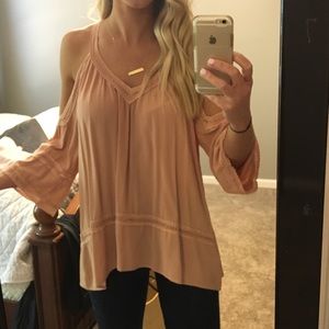 Cold Shoulder, Flowy Top